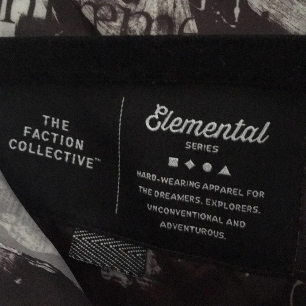 FACTION collection elemental mens windbreaker SIZE LARGE - Picture 4 of 9